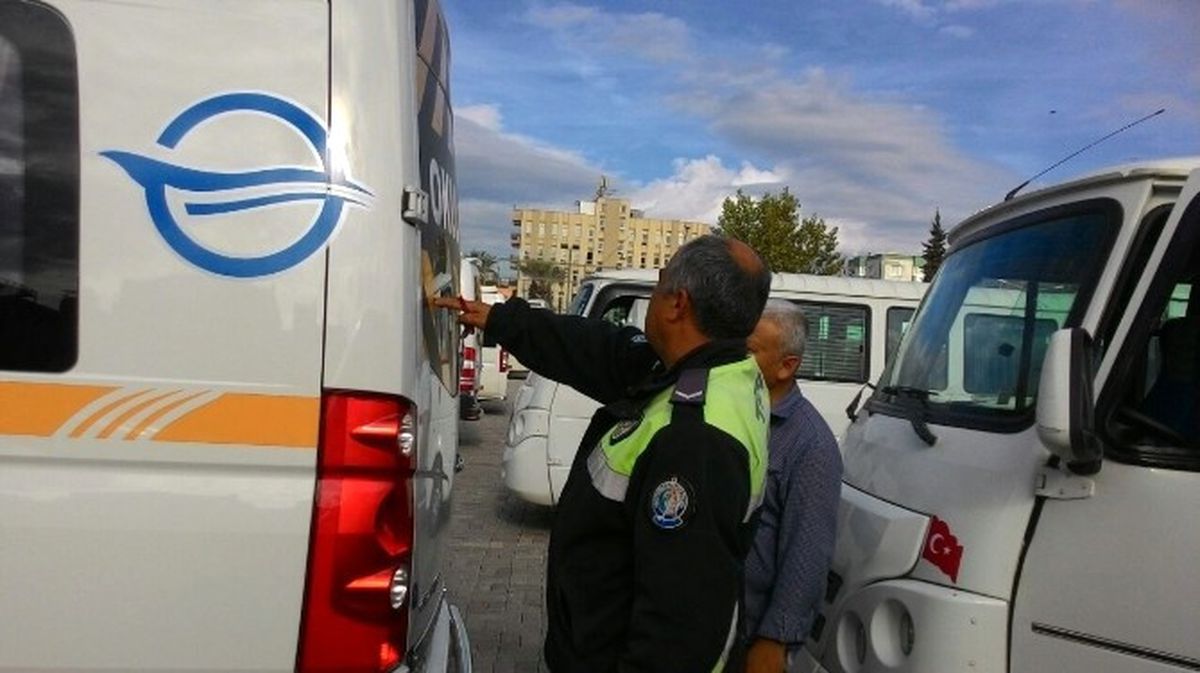 Aliağa\'da Okul Servis Araçlarına Denetim