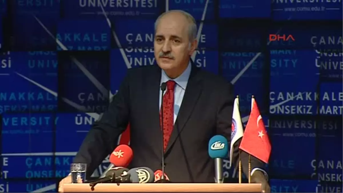 Çanakkale6-Kurtulmuş, 2016-2017 Akademik Yılı Açılış Töreninde Konuştu