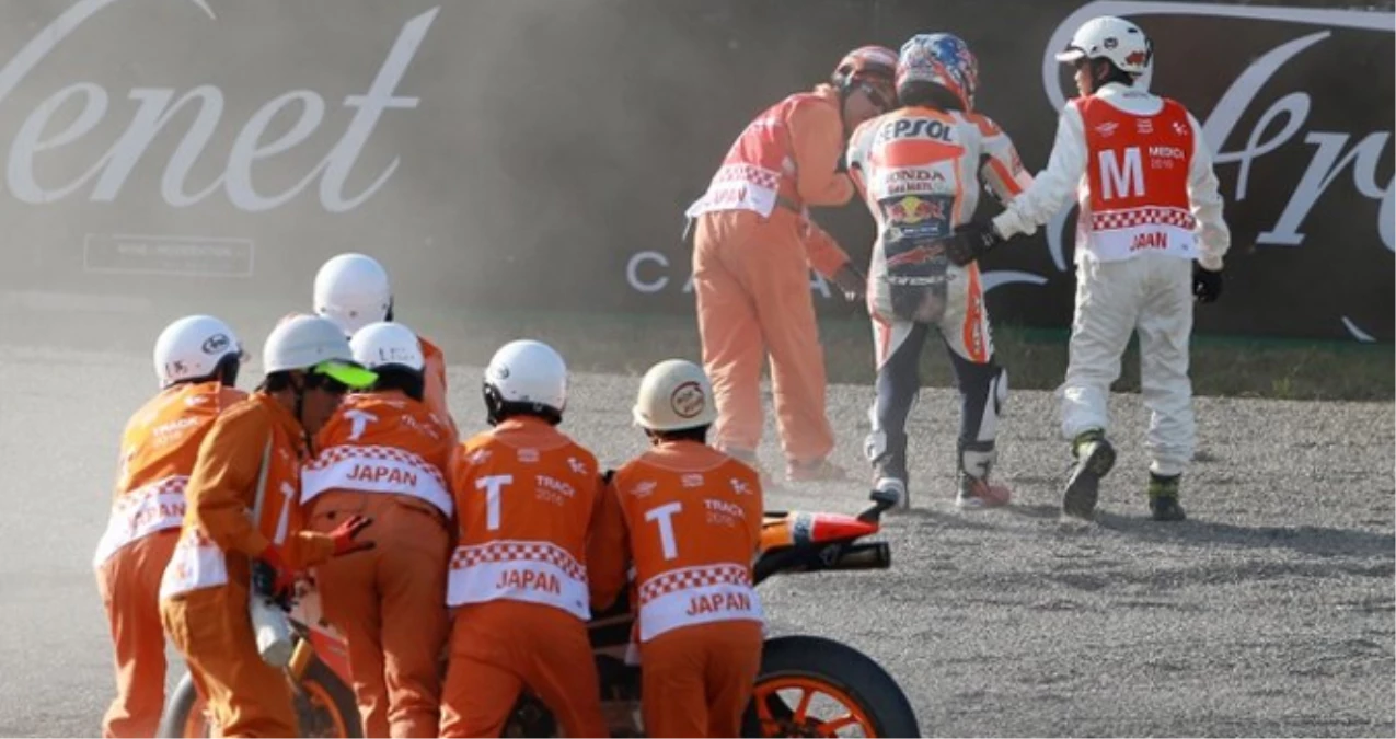 Dani Pedrosa Japonya Grand Prix\'inde Kaza Yaptı