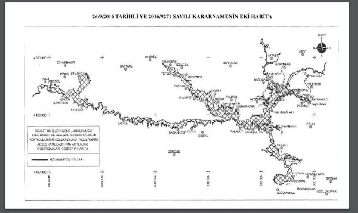 Ilısu Barajı Altında Kalacak Dört İldeki 990 Parsel İçin Acele Kamulaştırma Kararı