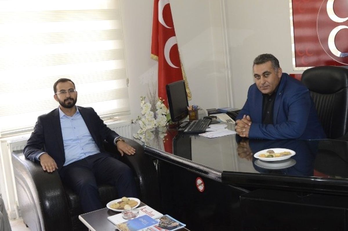 Ak Partiden MHP İl Başkanlığına Ziyaret