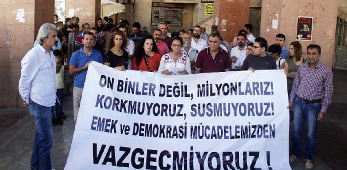 Ankara\'da Kesk Mitinginin Yasaklanmasına Şanlıurfa\'da Tepki