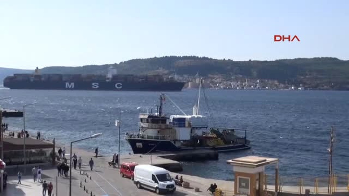 Çanakkale Boğazı\'ndaki Ulaşıma Dev Gemi Ayarı