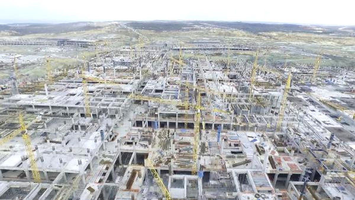 3. Havalimanı Şantiyesinde Çalışan Sayısı 20 Bine Çıktı