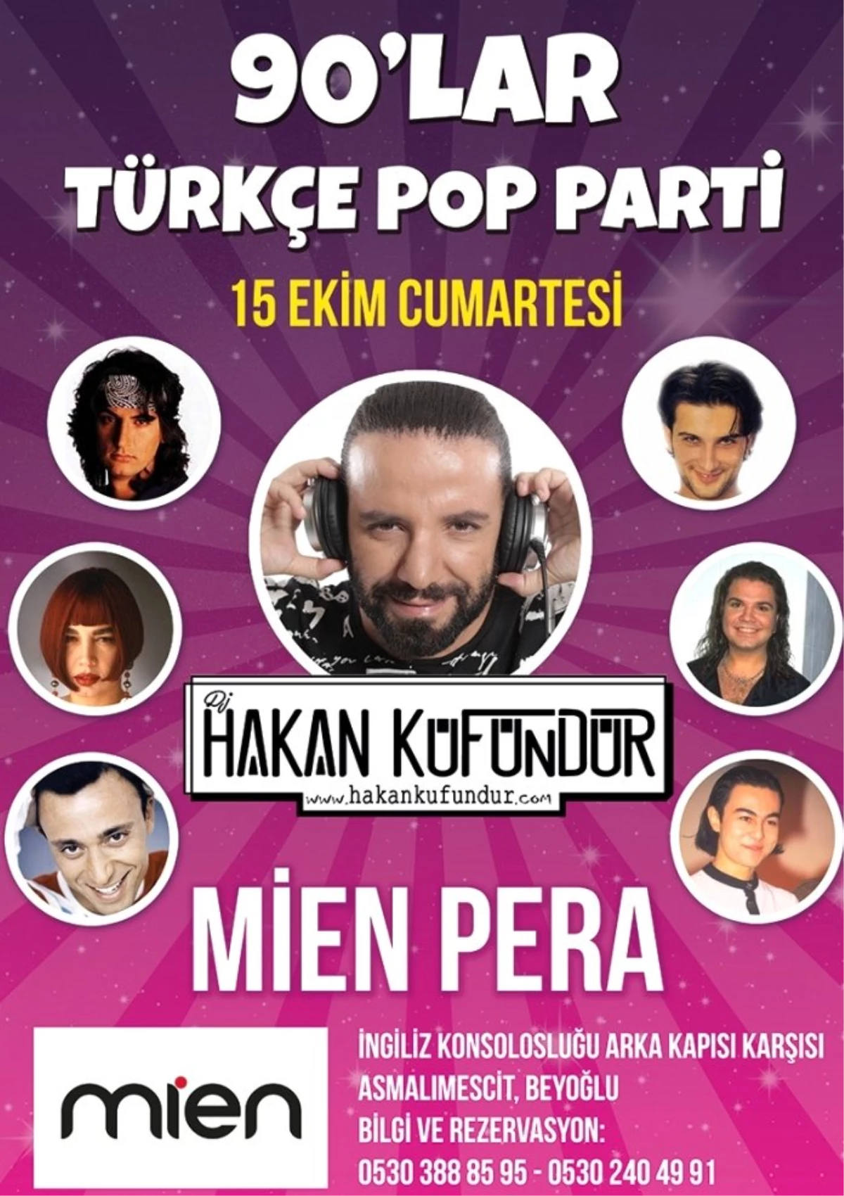 Dj Hakan Küfündür ile 90\'lar Türkçe Pop Parti
