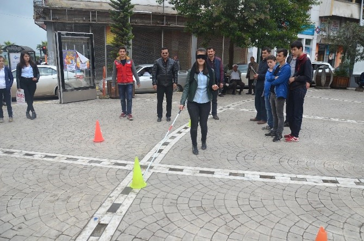 Fatsa\'da 15 Ekim Dünya Beyaz Baston Günü Etkinliği