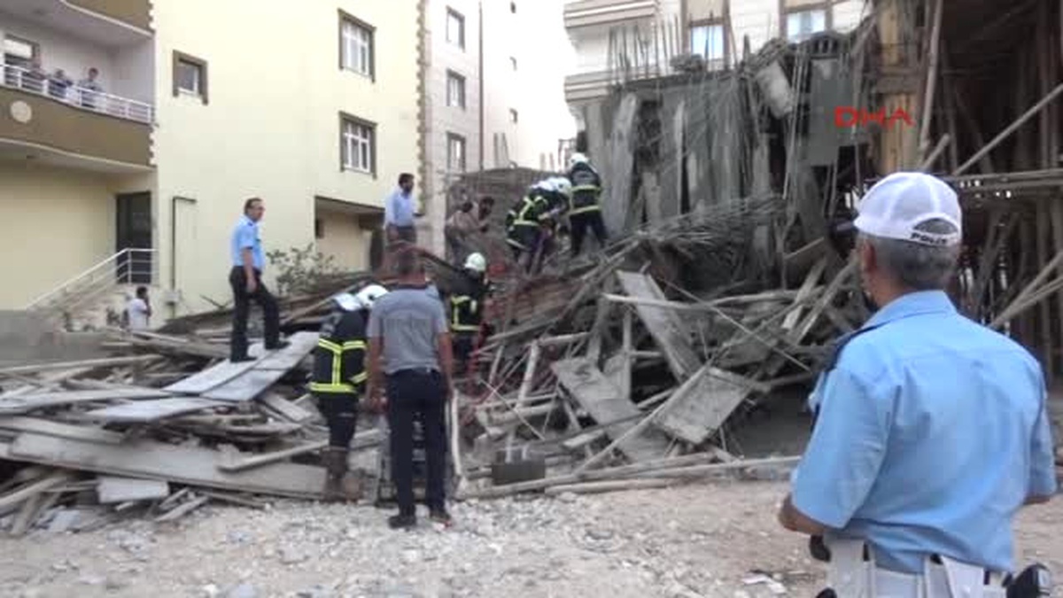Gaziantep Nizip?te Inşaatta Göçük 2 Yaralı