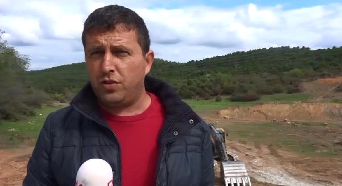 Kemerburgazlılar Kesilen Ağaçlar ve Yapılacak Maden Ocağına Tepkili
