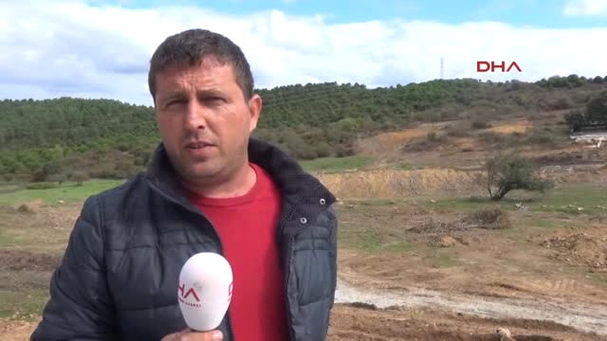 Kemerburgazlılar Kesilen Ağaçlar ve Yapılacak Maden Ocağına Tepkili