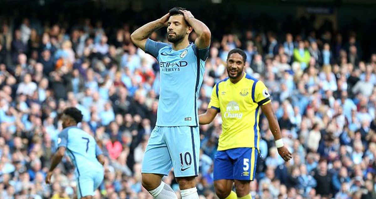 Manchester City, Everton ile 1-1 Berabere Kaldı