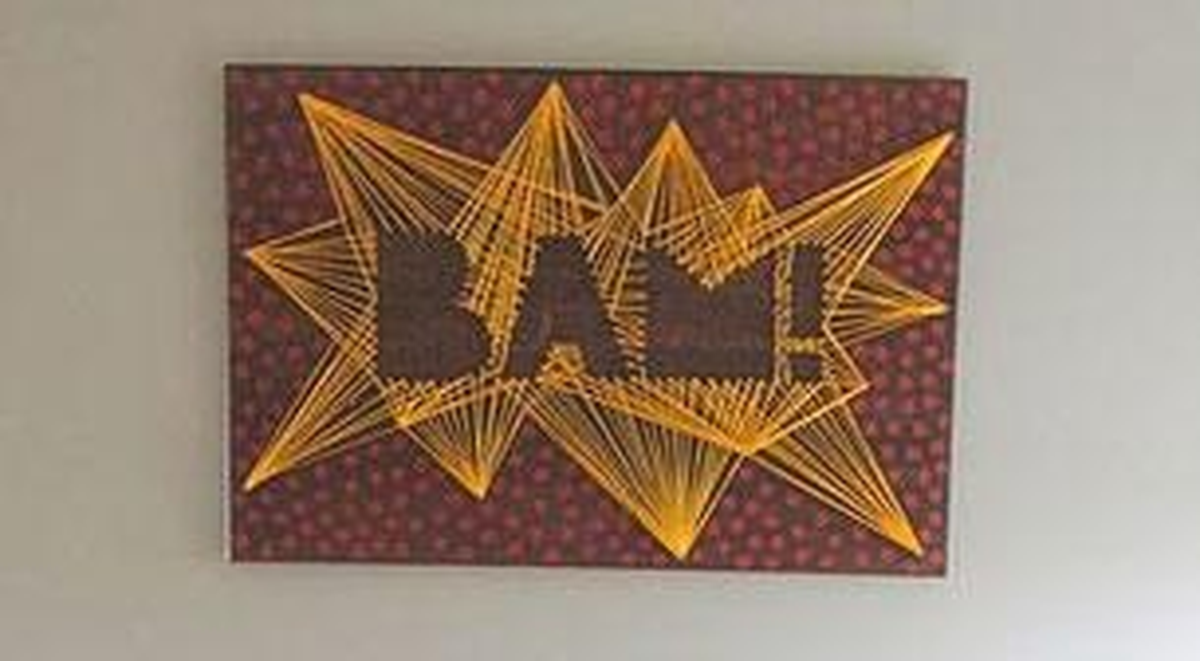 Masterpiece String Art - Bam!