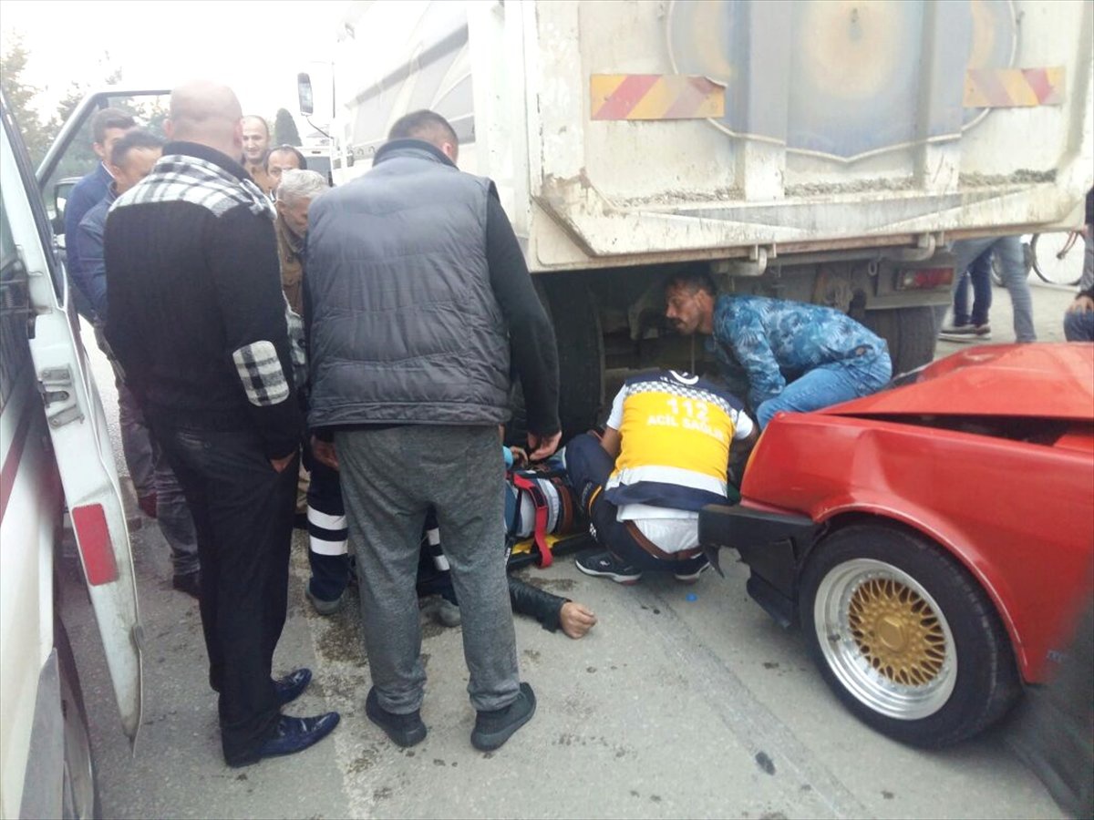 Samsun\'da Trafik Kazası: 1 Yaralı