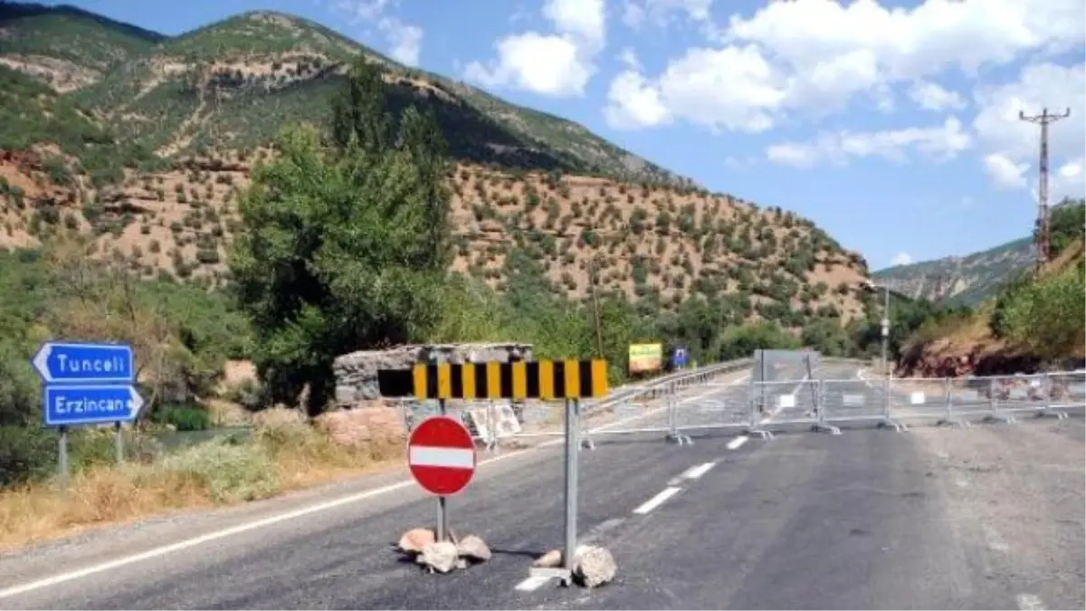 Tunceli-Ovacık Karayolu Trafiğe Kapatıldı