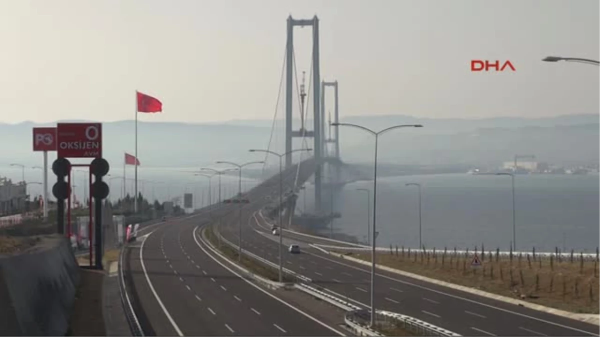 Bin 240 Bisikletçi Osmangazi Köprüsü\'nden Geçti