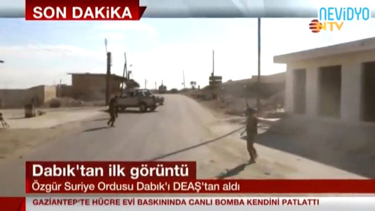 Daeş\'ten Alınan Dabık Köyünden İlk Görüntü