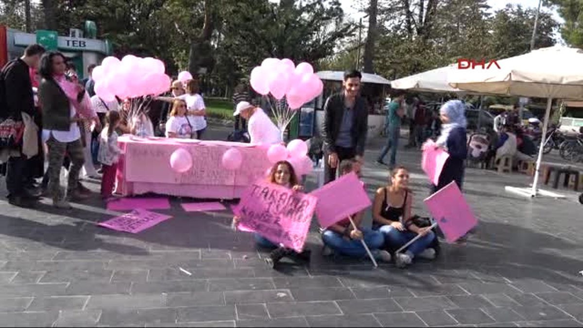 Düzce Pembe Balonlarla Meme Kanserine Dikkat Çektiler