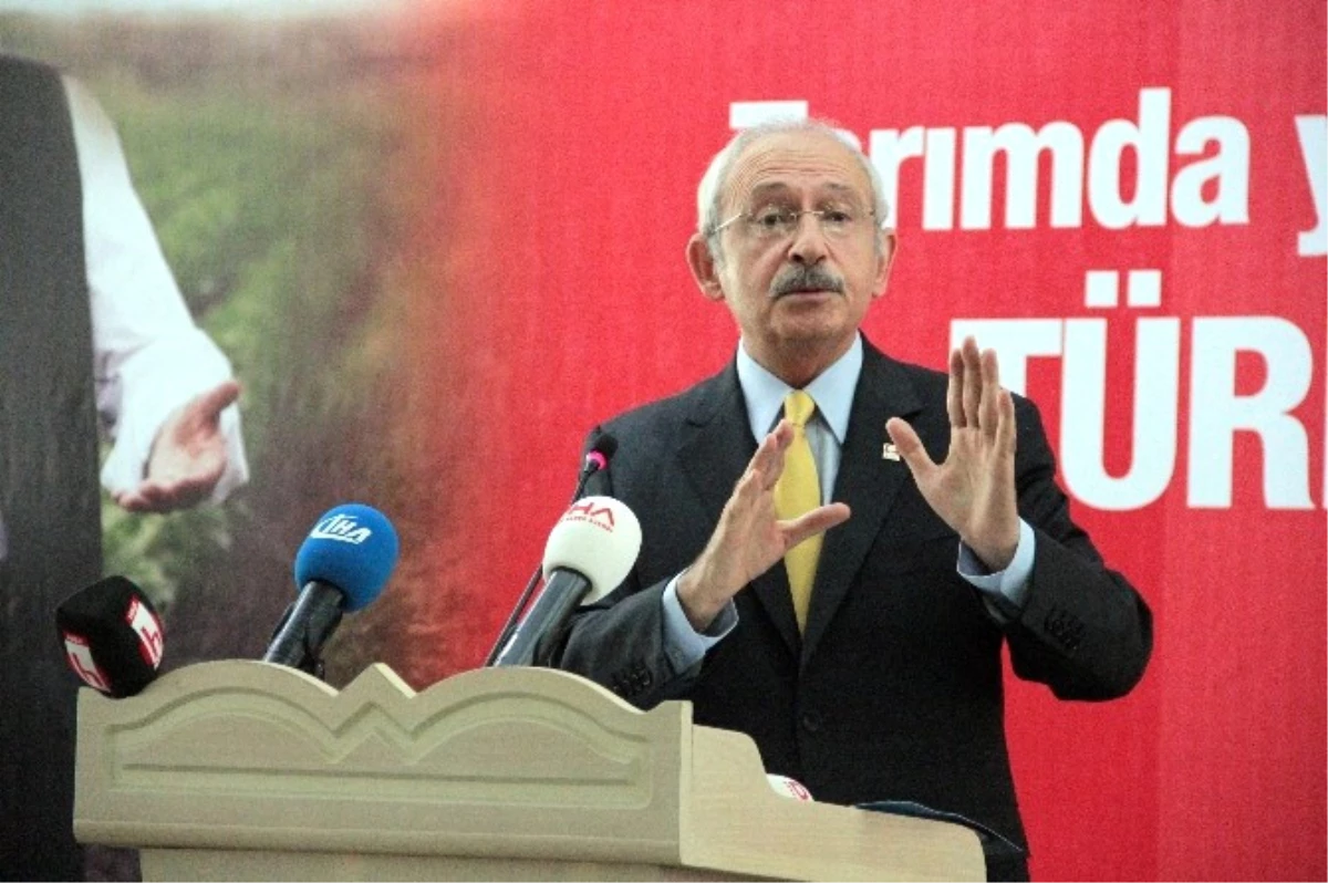 Kılıçdaroğlu, Üreticilere CHP\'nin Tarım Politikalarını Anlattı