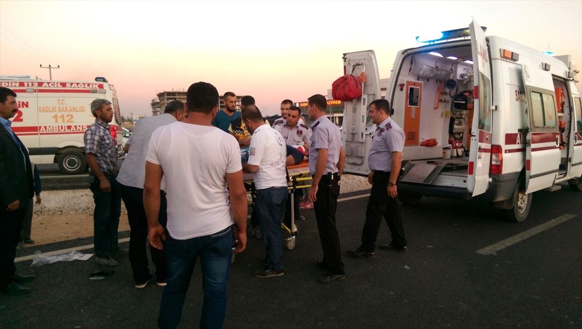 Mardin\'de Trafik Kazası: 2 Yaralı