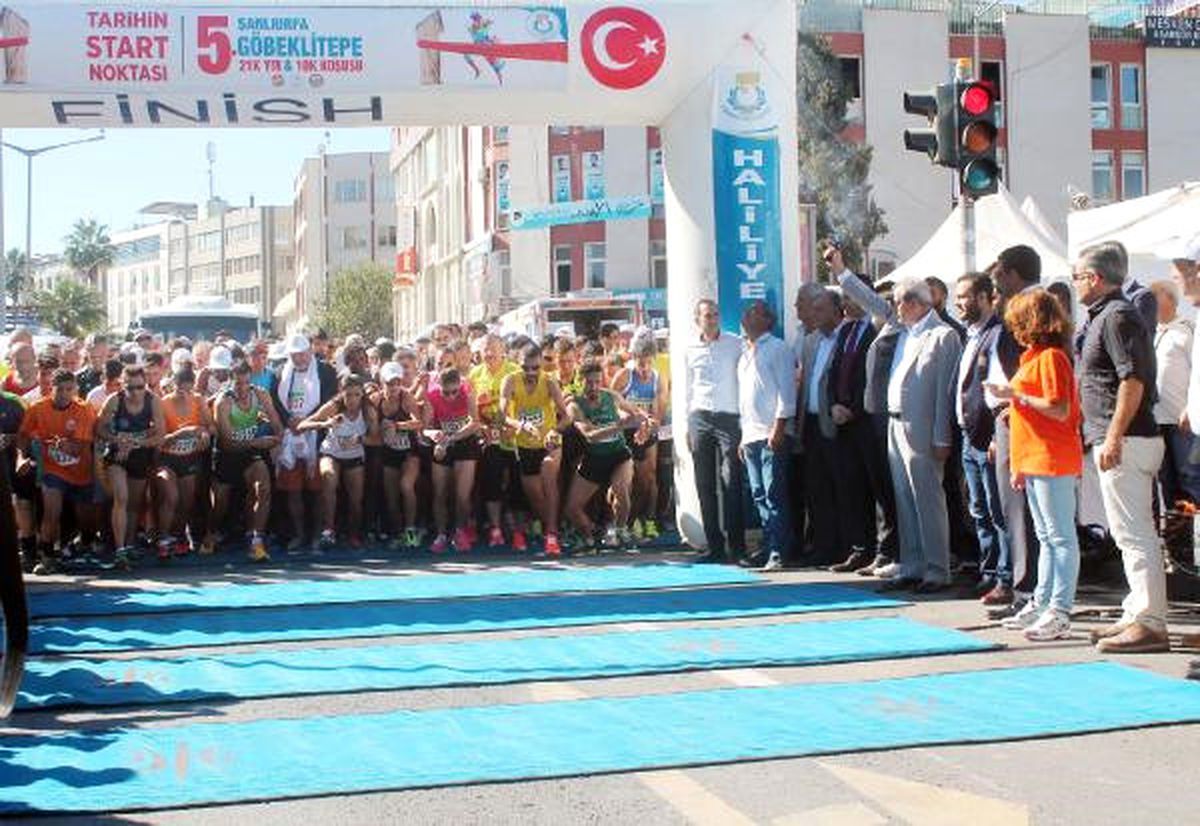 Şanlıurfa\'da Uluslararası Göbeklitepe Yarı Maratonu