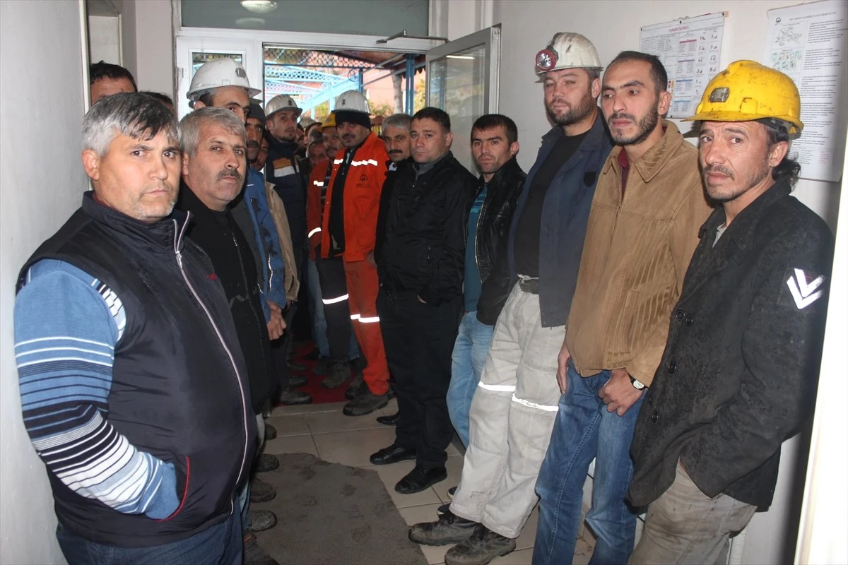 Amasya\'da Maden İşçilerinin Talepleri