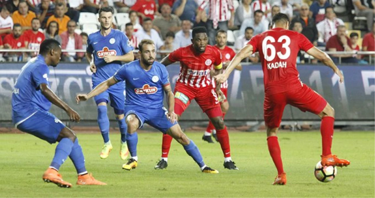 Antalyaspor ile Çaykur Rizespor 1-1 Berabere Kaldı