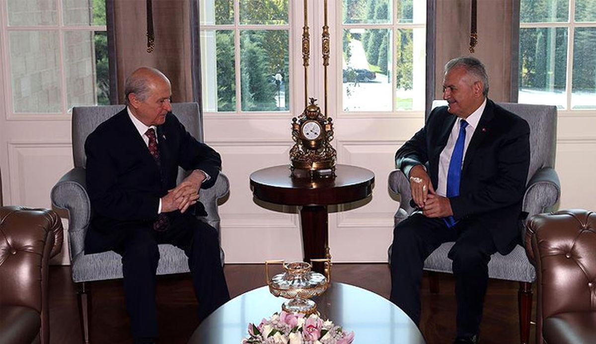 Başbakan Yıldırım-Bahçeli Görüşmesi