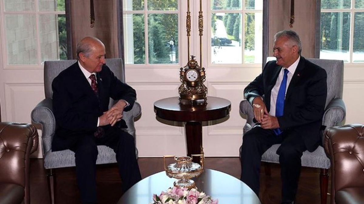 Başbakan Yıldırım-Bahçeli Görüşmesi Başladı
