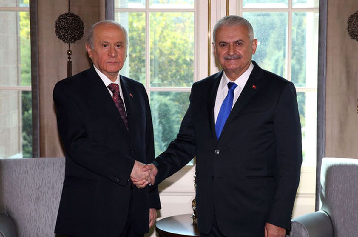Başbakan Yıldırım, MHP Lideri Bahçeli ile Görüştü (2)