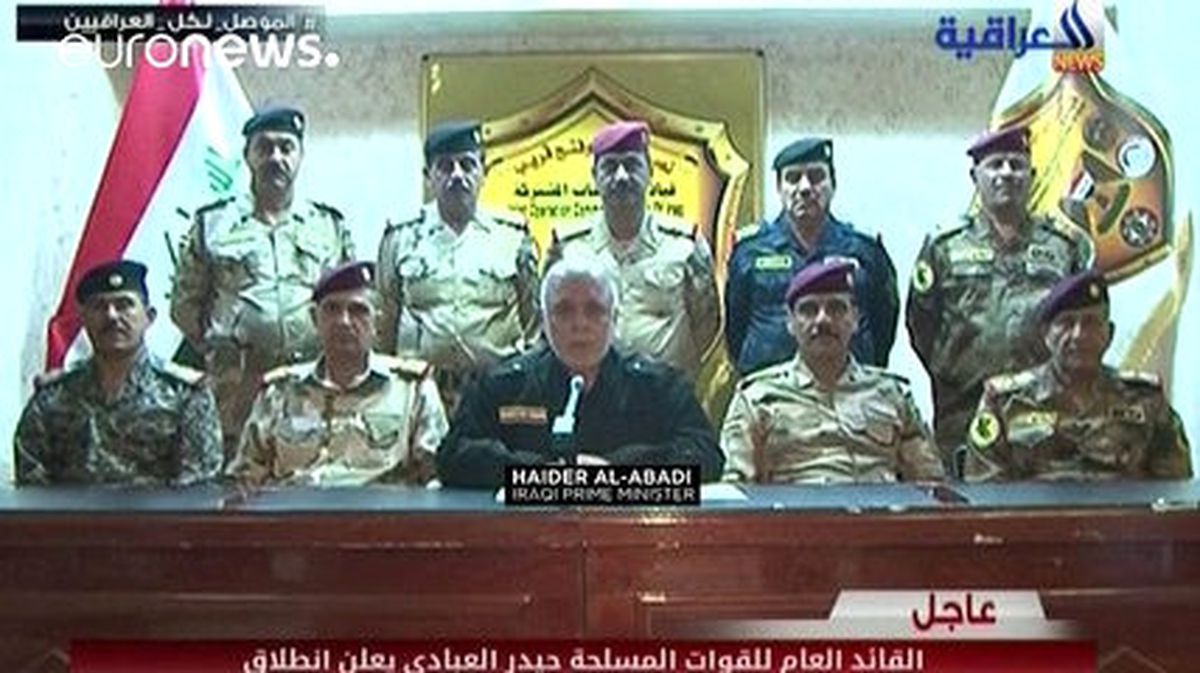 Irak Başbakanı Haydar El-İbadi, Musul\'u Işid\'den Kurtarma Operasyonunun Başladığını Açıkladı