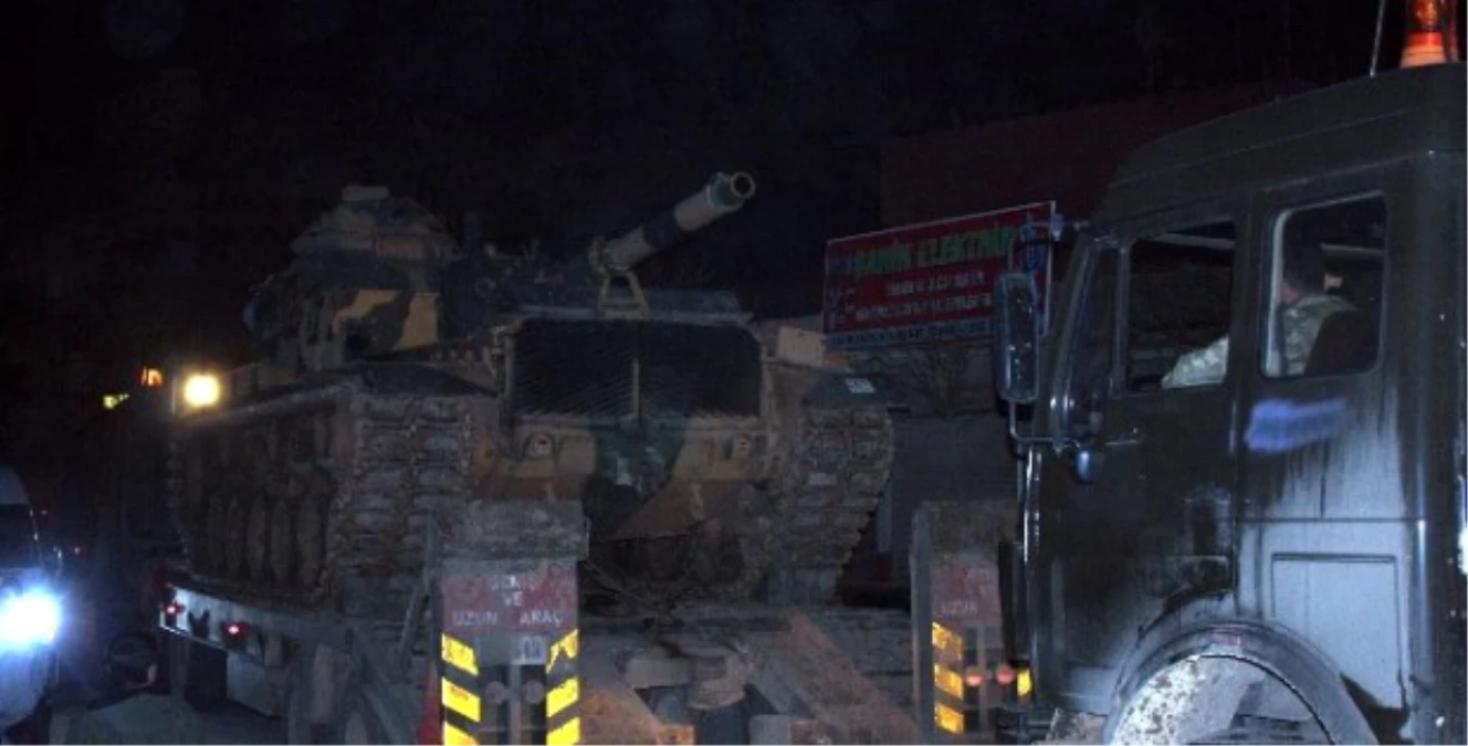 Irak Sınırına Gece Tank, Zırhlı Araç Sevkiyatı