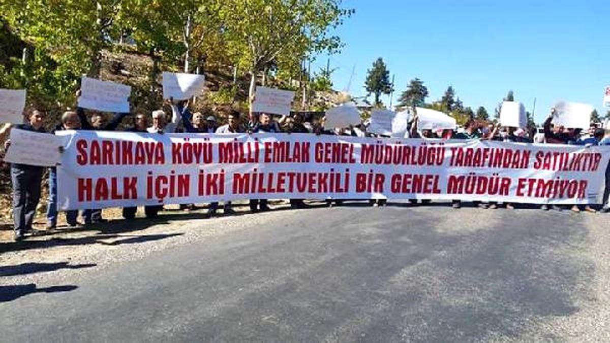 Mersin\'de \'Satılık Köy\' Tepkisi