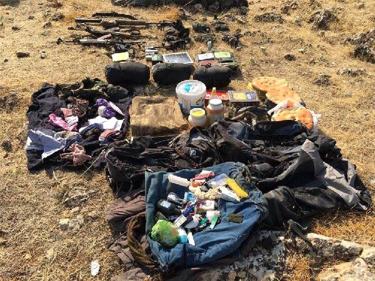 Siirt'te 3 PKK Terörist, Atak Helikopteri ile Etkisiz Hala Getirildi (2)