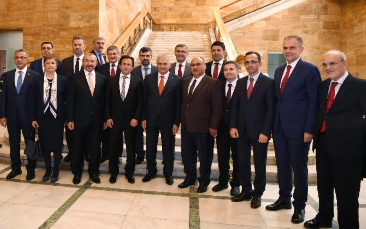 Anadolu Yakası Belediye Başkanları, Başbakan Yıldırım ve Bakanlarla Görüştü