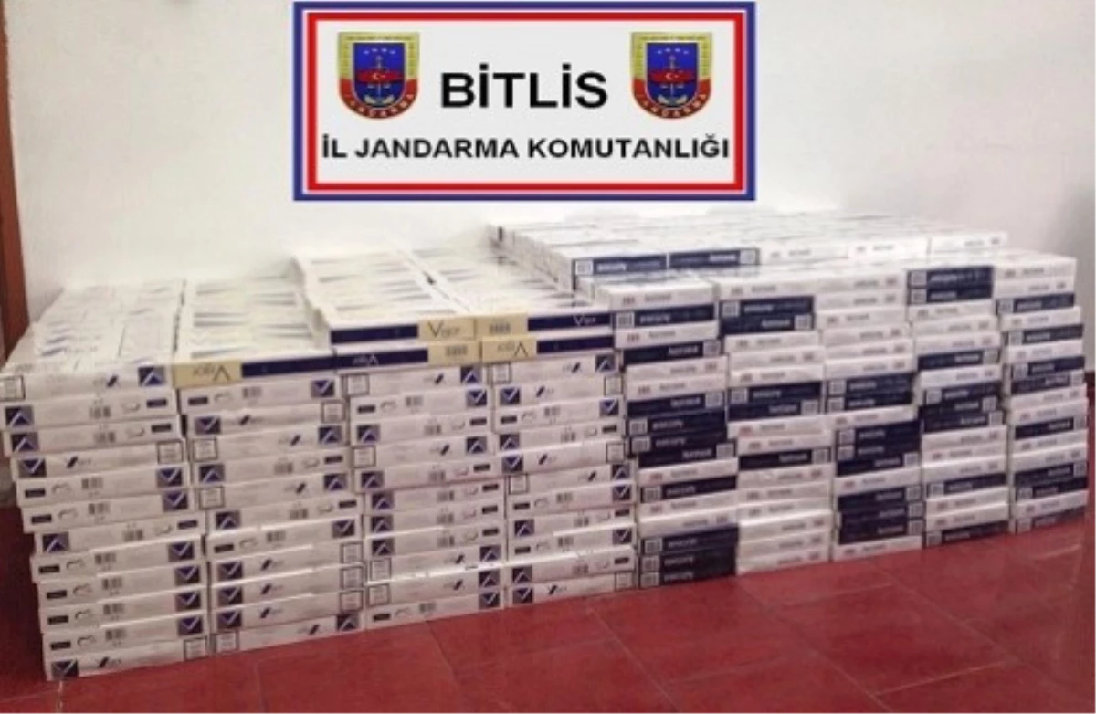 Bitlis\'te Kaçak Sigara Operasyonu