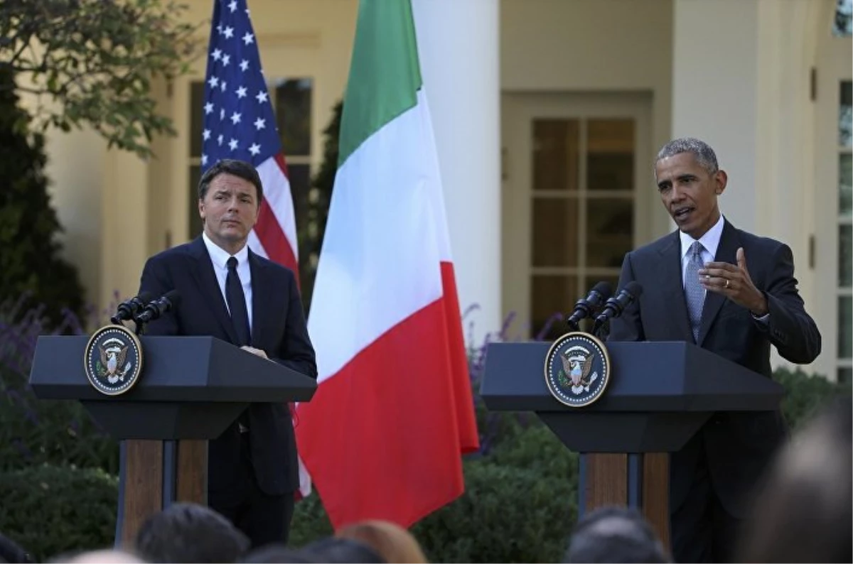 İtalya Başbakanı Renzi, Beyaz Saray\'da