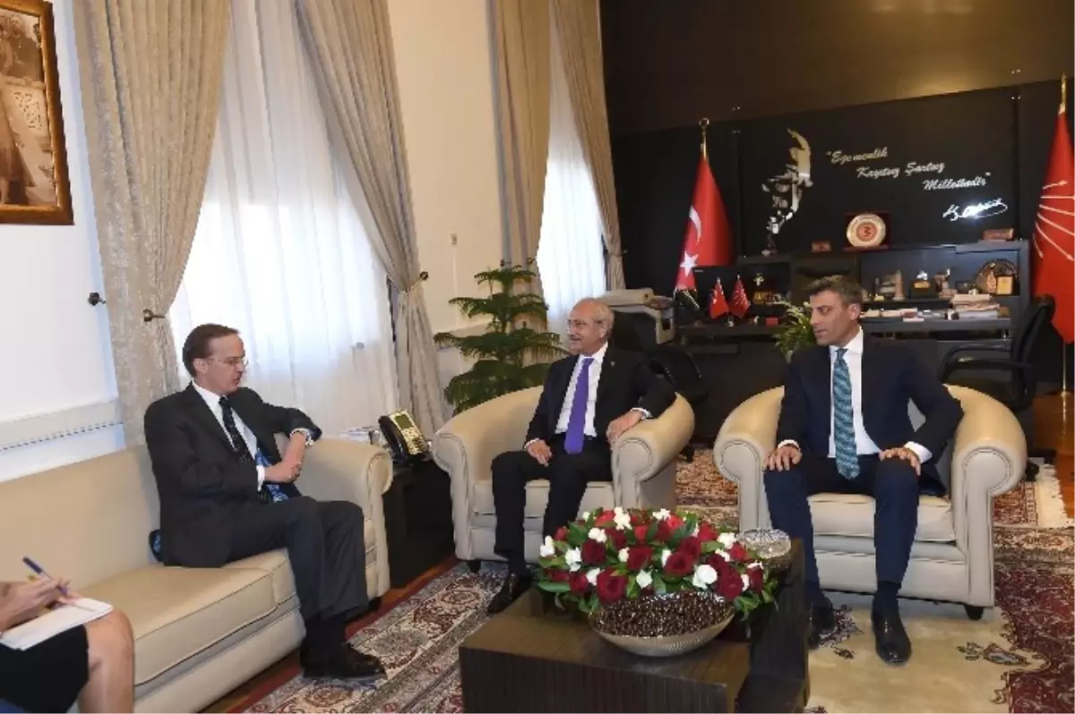 Kılıçdaroğlu, Fransa Büyükelçisi Fries ile Görüştü