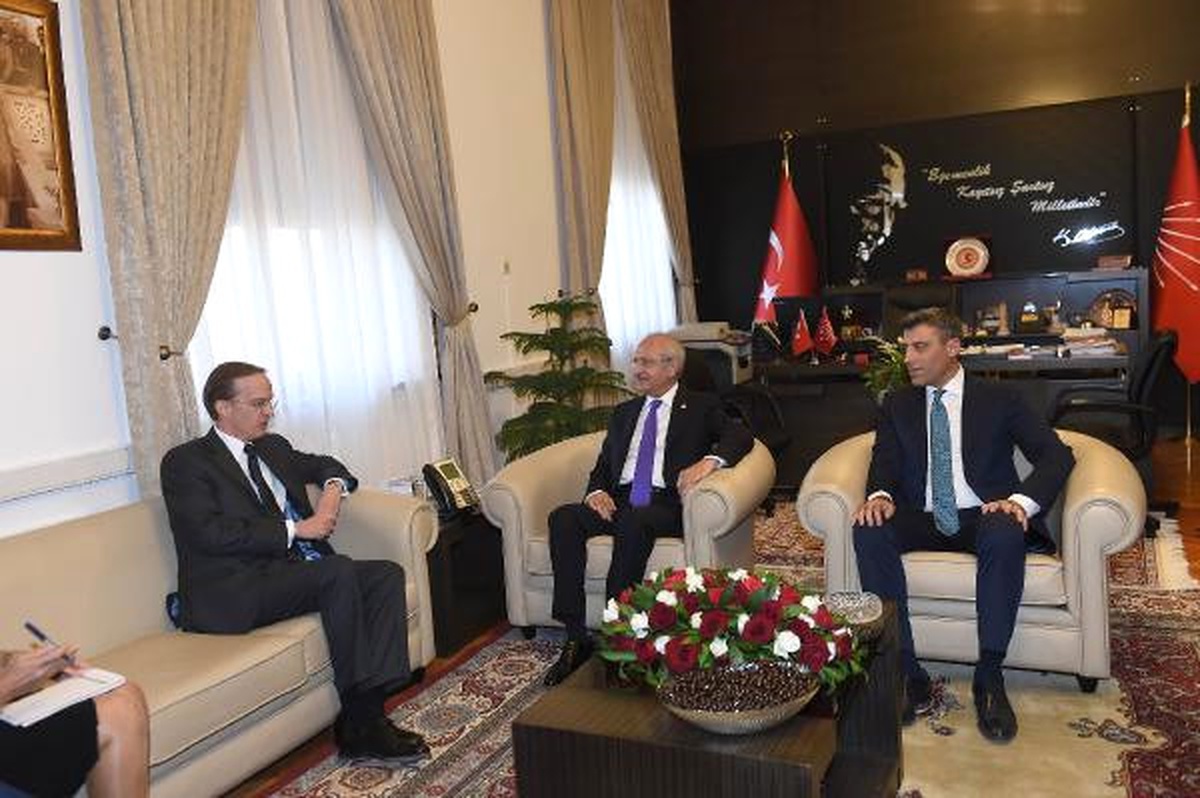 Kılıçdaroğlu, Fransa Büyükelçisi Fries\'la Görüştü
