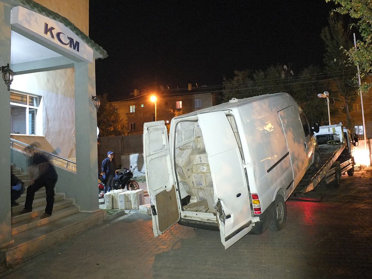 Muş\'ta Kaçak Sigara Operasyonu