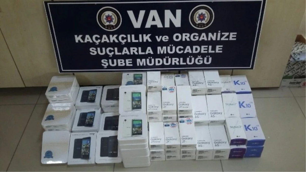 Van\'da Kaçak Cep Telefonu Operasyonu