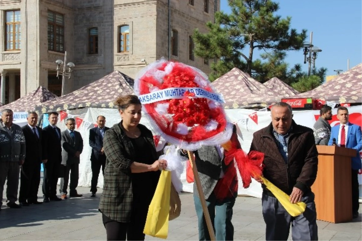 Aksaray\'da Muhtarlar Günü Kutlaması