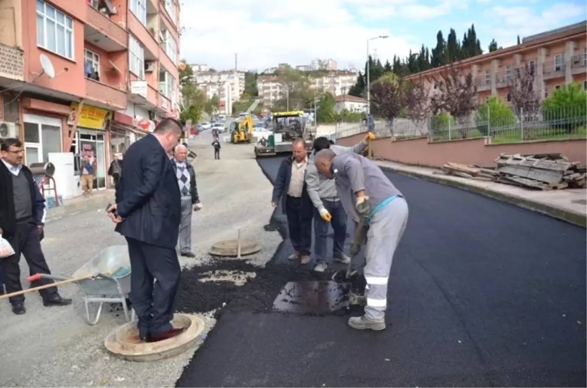 Alaplı Belediyesi Asfaltlama Çalışmalarını Sürdürüyor