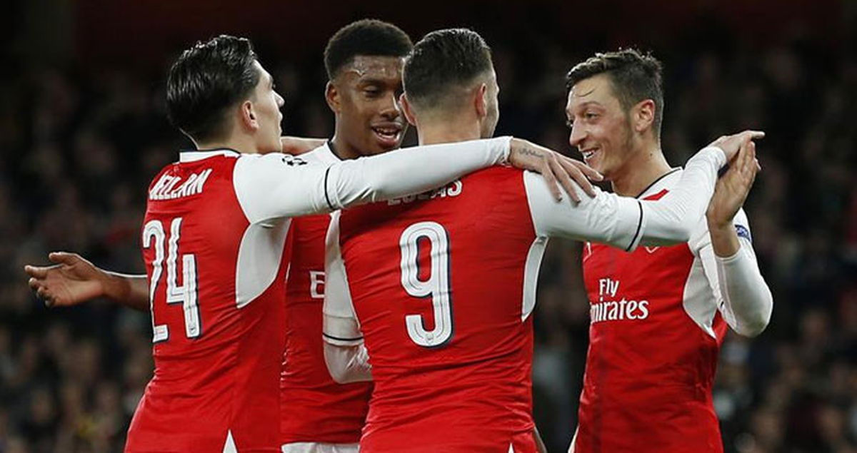 Arsenal, Ludogorets'i 6-0 Yendi