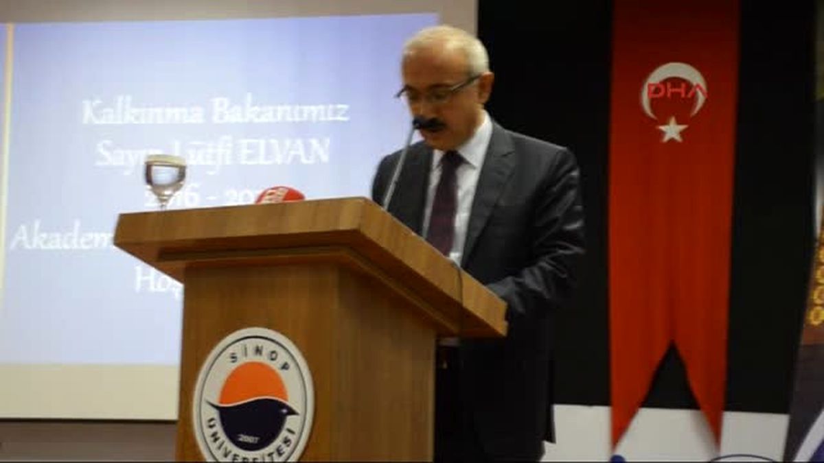 Bakan Elvan Akademik Yıl Açılışında Konuştu