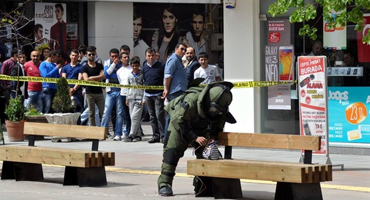 Bankanın Önüne Bırakılan Çanta Paniğe Neden Oldu