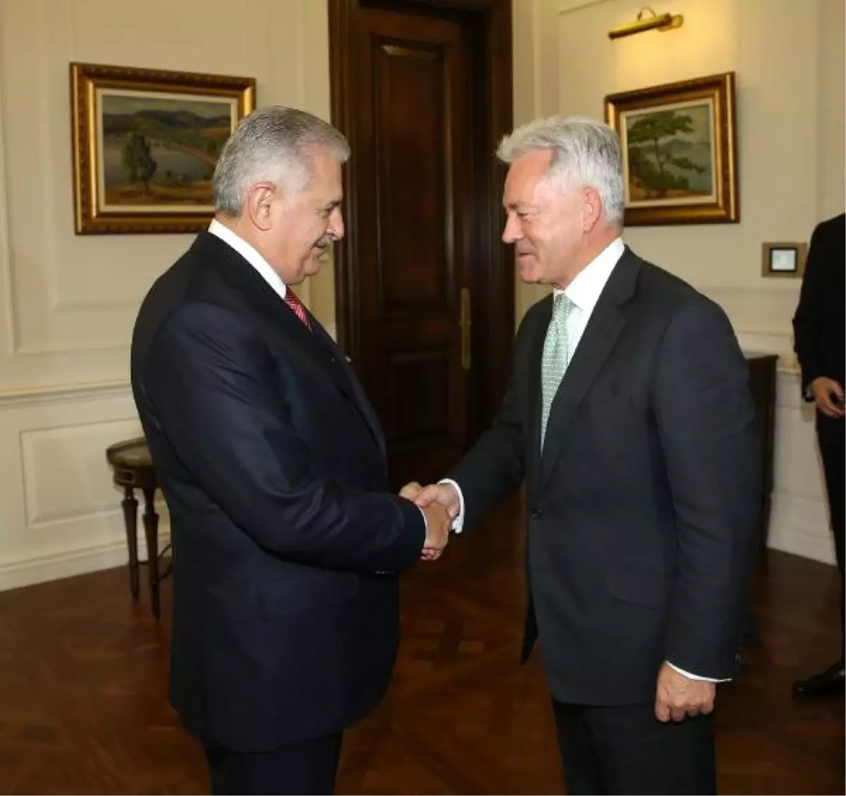 Başbakan Binali Yıldırım, İngiliz Bakan Alan Duncan\'ı Kabul Etti