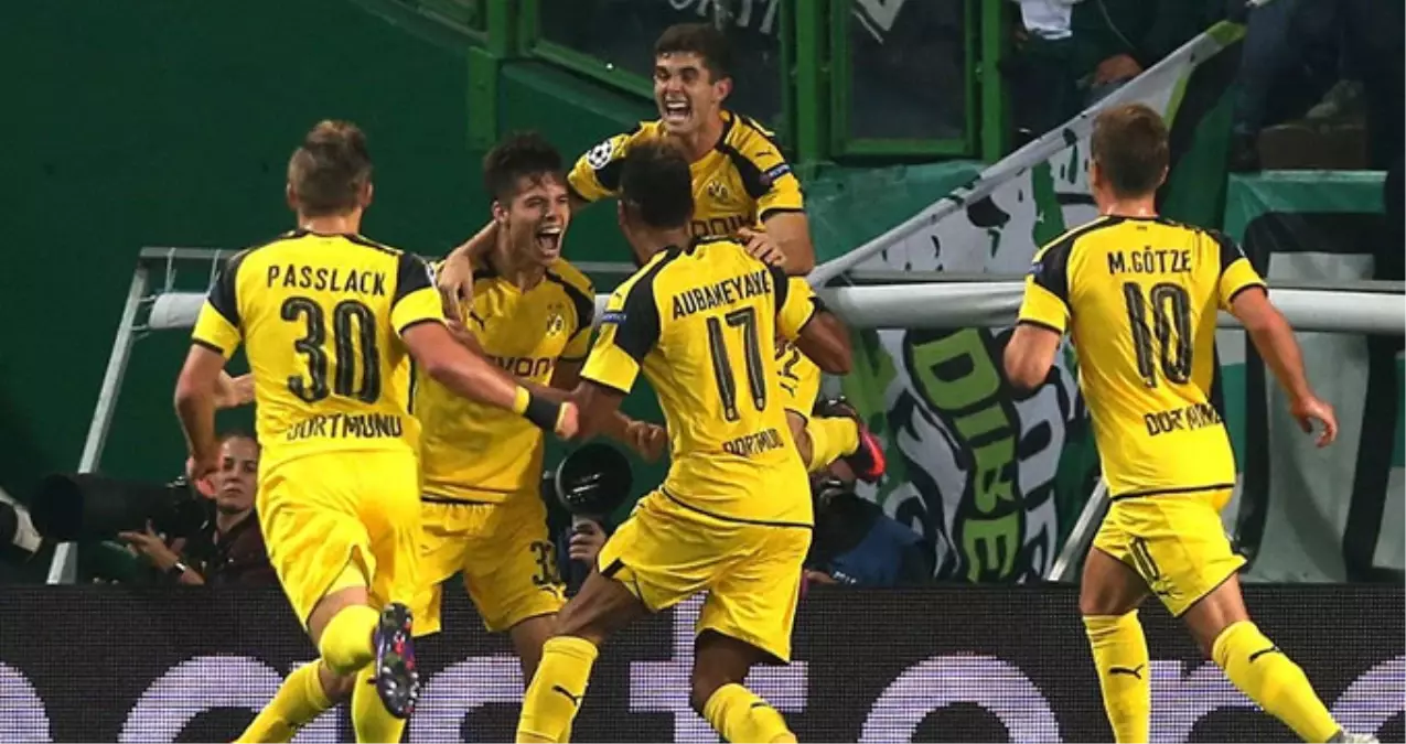 Borussia Dortmund Deplasmanda Sporting Lizbon\'u 2-1 Yendi