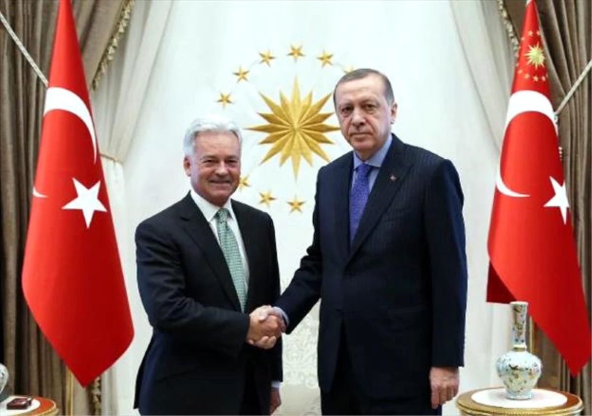 Cumhurbaşkanı Erdoğan, İngiliz Bakan I Alan Duncan\'ı Cumhurbaşkanlığı Sarayı\'nda Kabul Etti