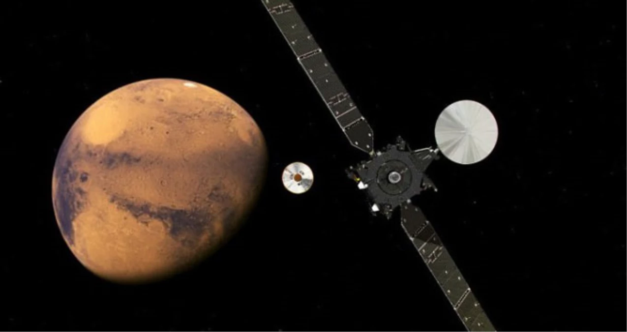 Rusya\'dan Tarihi Açıklama: Schiaparelli Uzay Aracı Mars\'a İndi