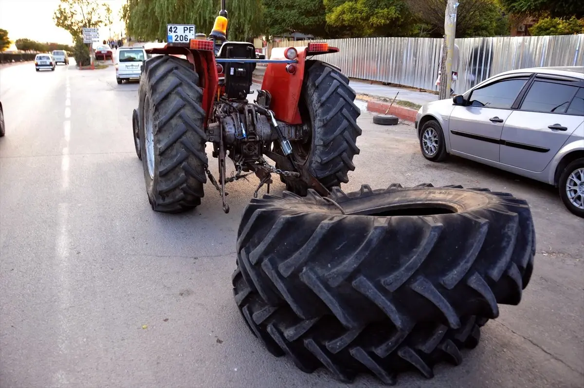 Trafiği Tehlikeye Sokan Traktör Sürücüsüne Ceza