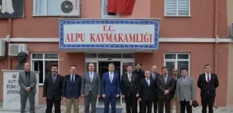 Vali Azmi Çelik, Alpu İlçesine Ziyaret Etti